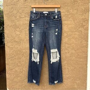 Lovervet by vervet MOCO dark Distressed Blue Jeans size 28/7